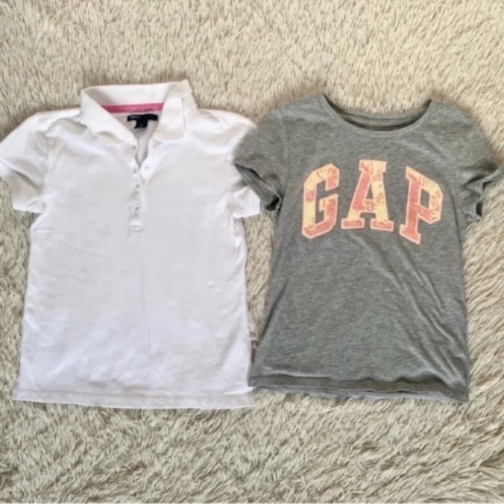 10 Piece Girls Short Sleeve Crewcuts/Gap/Gymboree Top Bundle Size 7/8